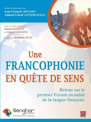 cover image of Une francophonie en quête de sens